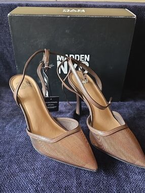 Madden NYC Mesh Heel - Chocolate